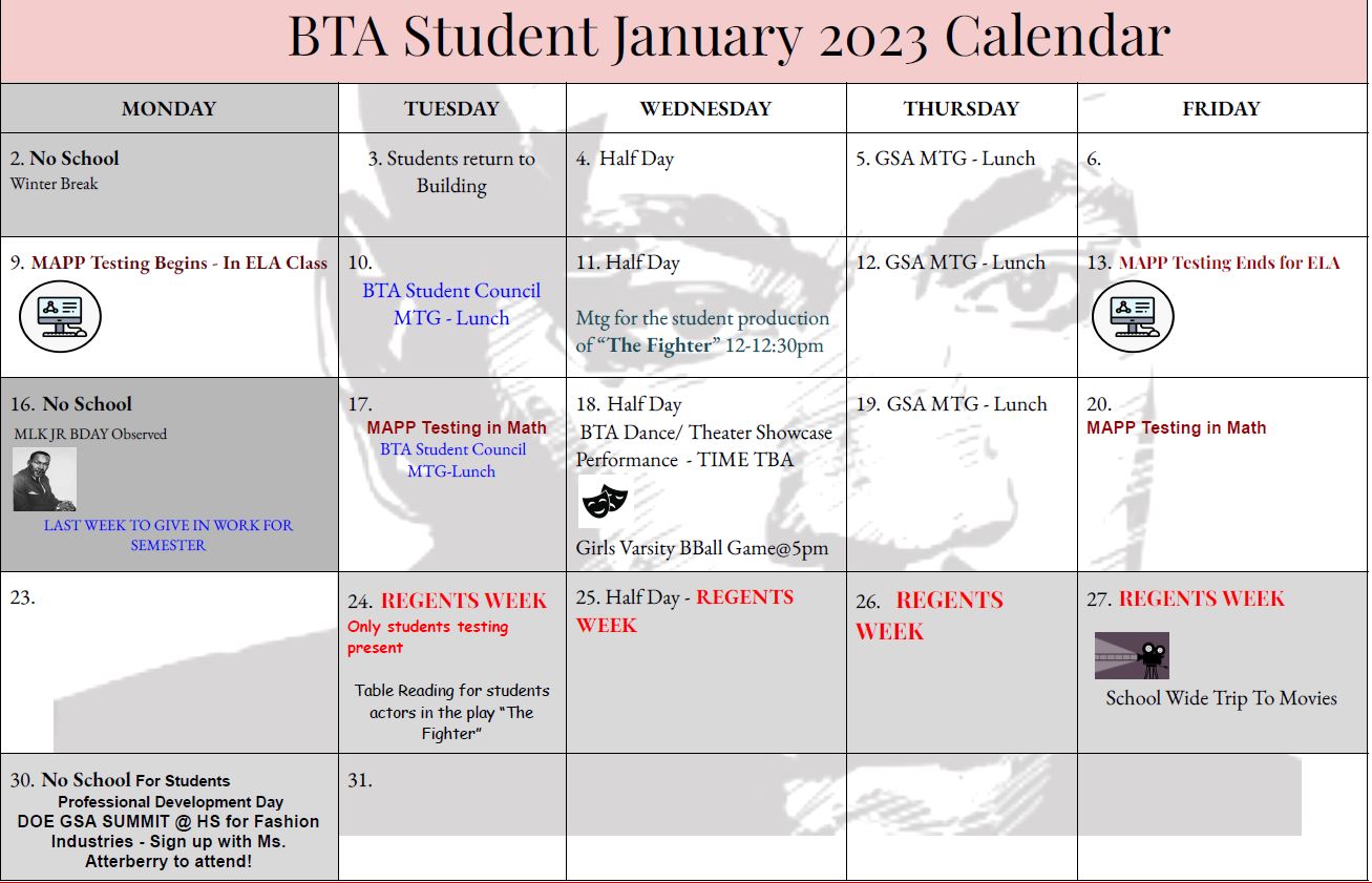 2023 01 10 10 33 08 BTA Student January 2023 Calendar Google Docs.pdf Adobe Acrobat Pro 32 bit